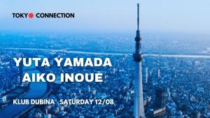 Next Saturday is an opportunity to feel a touch of the vibrant Tokyo house scene that is going to be presented by our dear guests and friends from Japan - Aiko Inoue and Yuta Yamada.