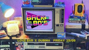 On Friday, we return to the 80s and reflect on the decade that shaped our lives while listening to the tunes that were played at long-gone clubs. 🪩 The beginning of the evening is led by the musical selection by @zuanza_dbk in @lovebardu , who will warm you up with songs outside the music mainstream that deserve to be heard. ⚡️ Later on, the party in the style of 80’s continues in Dubina with the iconic soundtracks that characterized that period. 💥