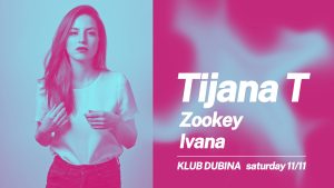 For over 20 years, Tijana T is a key part of Serbia’s music scene. Now a full time DJ, Tijana T is overtaking on the inside fast lane to global stardom. 🔥 Her mastery of an acid-dominant techno style with elements of house, electro, breakbeat and trance has turned ears all across the globe. This lethal dancefloor style has propelled her to become one of the busiest and most durable DJs on the tour circuit. Over 400 shows in 50 countries in six continents since the start of 2016 tells its own story. Spinning coldwave at dawn in Antarctica? Surely not far off. Unlike other breakthroughs in the game, Tijana T has put in the hard hours. As this burst of recent activity shows, she was completely ready to make the leap and break out of Belgrade when the time came. Now, she does it all. Whether opening or closing, on Ibizan terraces or in smokey basements, soundtracking the sunrise for a few hundred or headlining festival stages to tens of thousands, the details are immaterial. What happens when she plays is empathy with the audience, selecting music to expand their hunger, as well as satisfy their pleasure-centre core. This is why everyone from Berghain to The Bunker NYC, and Beats In Space to Boiler Room have called upon Tijana T lately. On top of that, global titans Dystopian, Afterlife and EXIT Festival have welcomed her into their family of A-tier residents. 💥 Up&down by our residents Ivana and Zookey..🐙